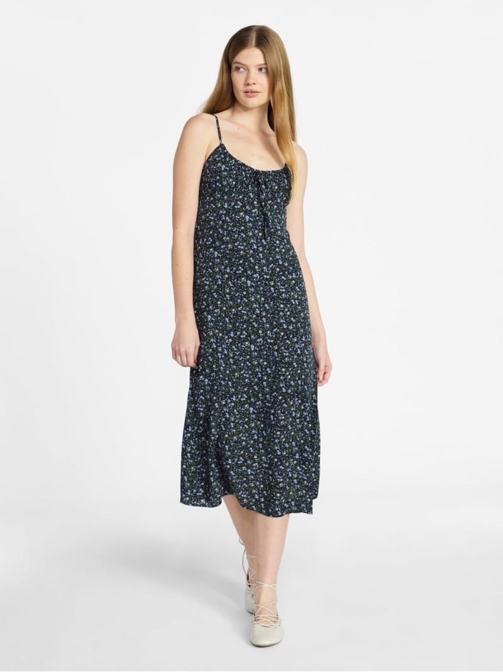 Women’s Blue Floral Dress